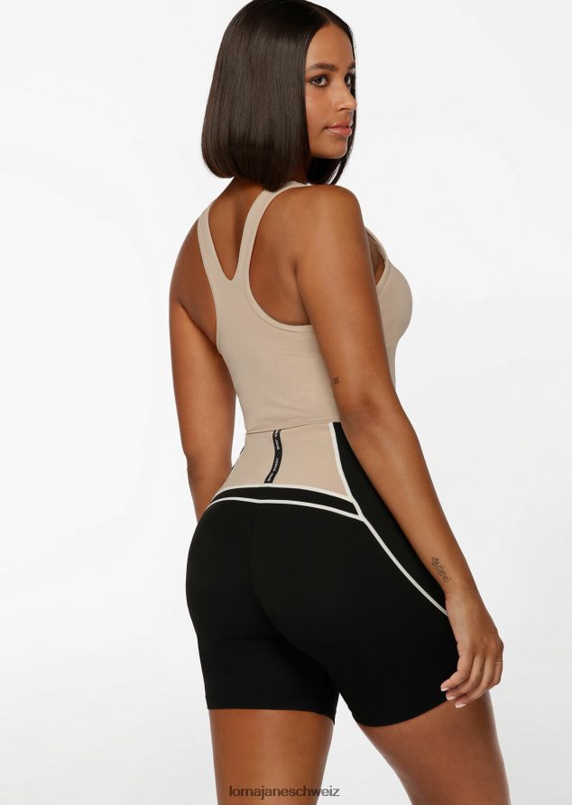 Bekleidung 202X11 Frauen cremefarben Lorna Jane Ausrichtungs-BH-Tank-Kombination