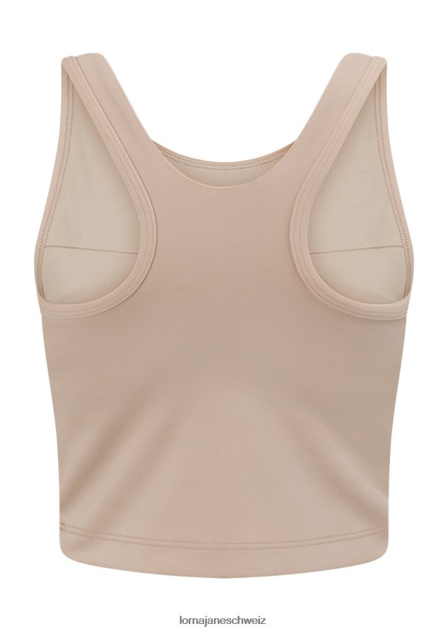 Bekleidung 202X11 Frauen cremefarben Lorna Jane Ausrichtungs-BH-Tank-Kombination