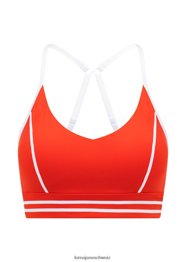 Bekleidung 202X123 Frauen heiße Tomate Lorna Jane Schneller, recycelter Sport-BH
