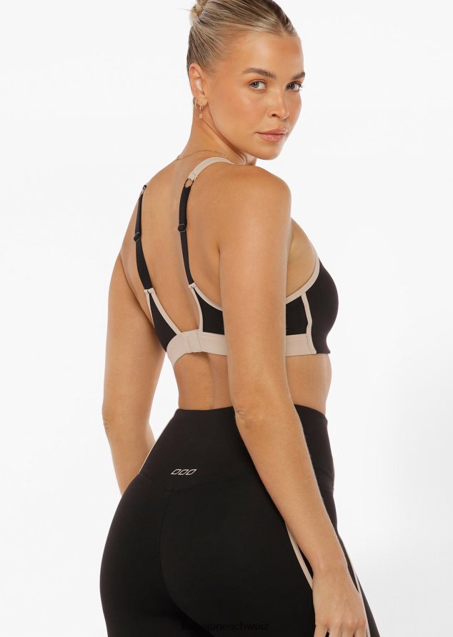 Bekleidung 202X137 Frauen Schwarz Lorna Jane Passen Sie den Performance-Sport-BH an