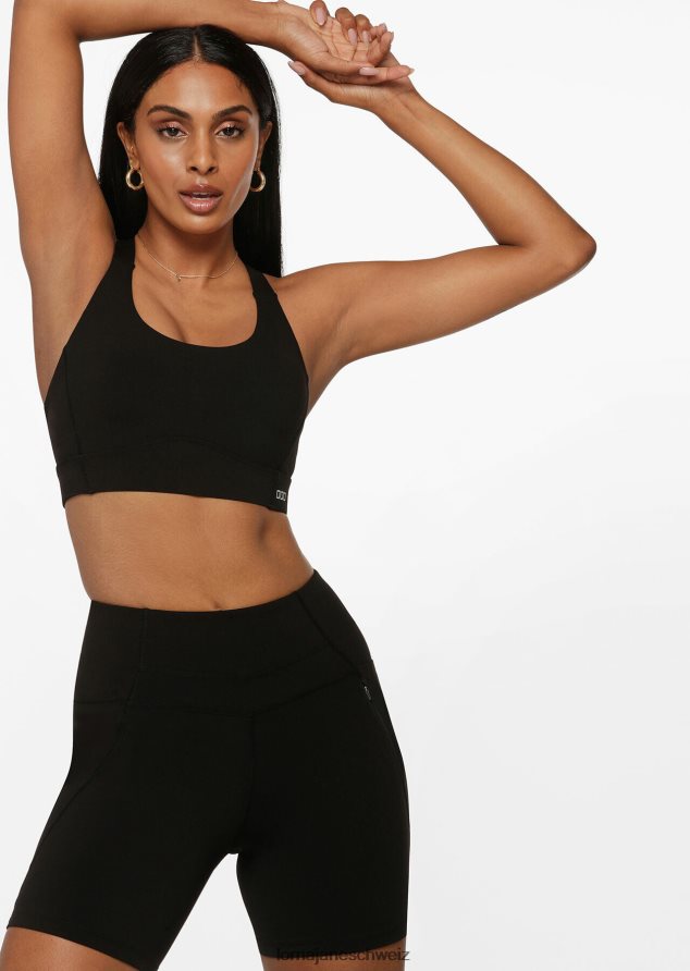 Bekleidung 202X139 Frauen Schwarz Lorna Jane Game Time recycelter Sport-BH