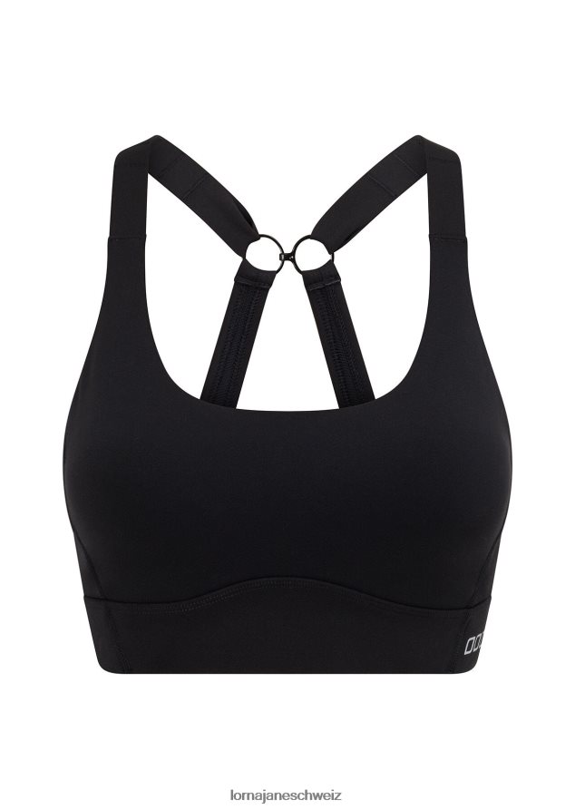 Bekleidung 202X139 Frauen Schwarz Lorna Jane Game Time recycelter Sport-BH
