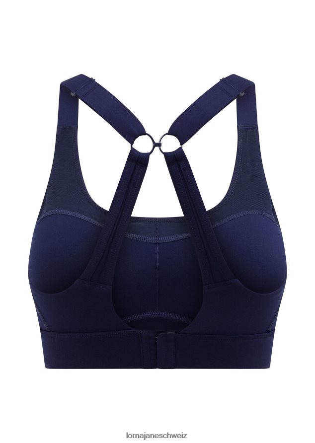 Bekleidung 202X140 Frauen Französische Marine Lorna Jane Game Time recycelter Sport-BH