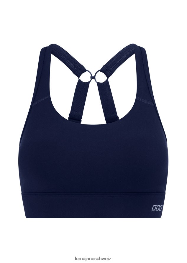 Bekleidung 202X143 Frauen Französische Marine Lorna Jane Kompressions- und Kompakt-Sport-BH