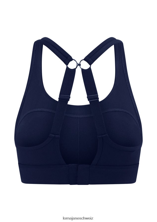 Bekleidung 202X143 Frauen Französische Marine Lorna Jane Kompressions- und Kompakt-Sport-BH