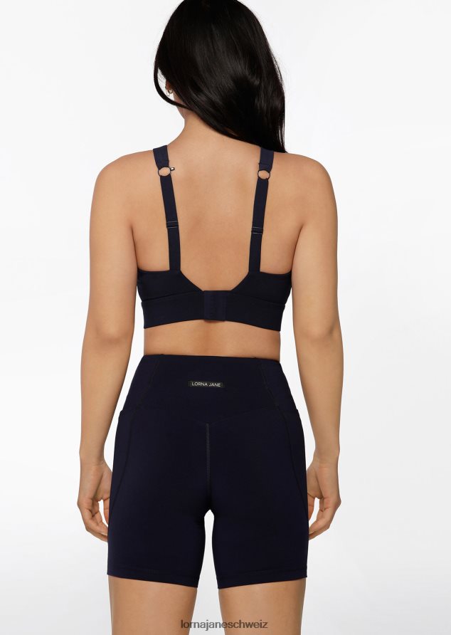 Bekleidung 202X160 Frauen Französische Marine Lorna Jane Sport-BH mit vollständiger Unterstützung