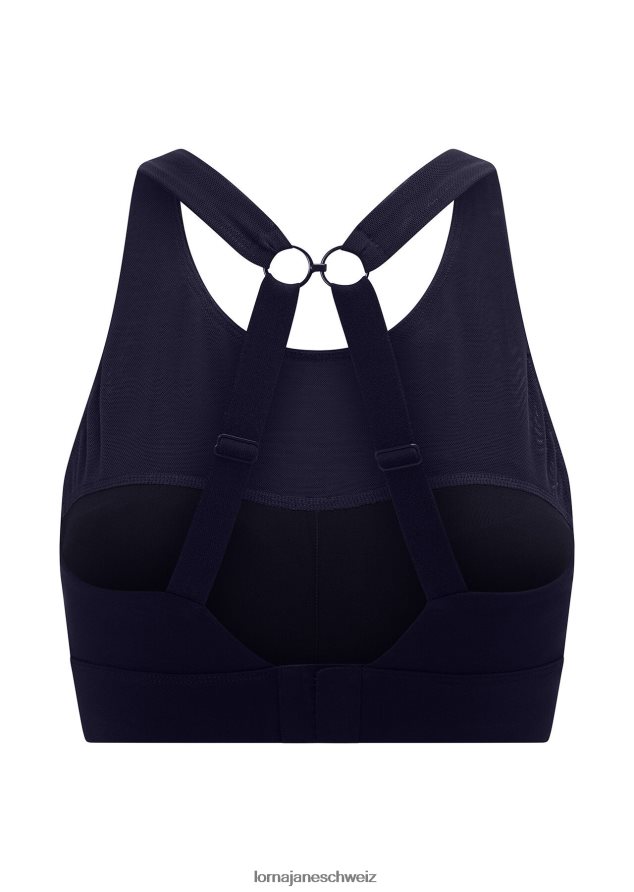 Bekleidung 202X160 Frauen Französische Marine Lorna Jane Sport-BH mit vollständiger Unterstützung