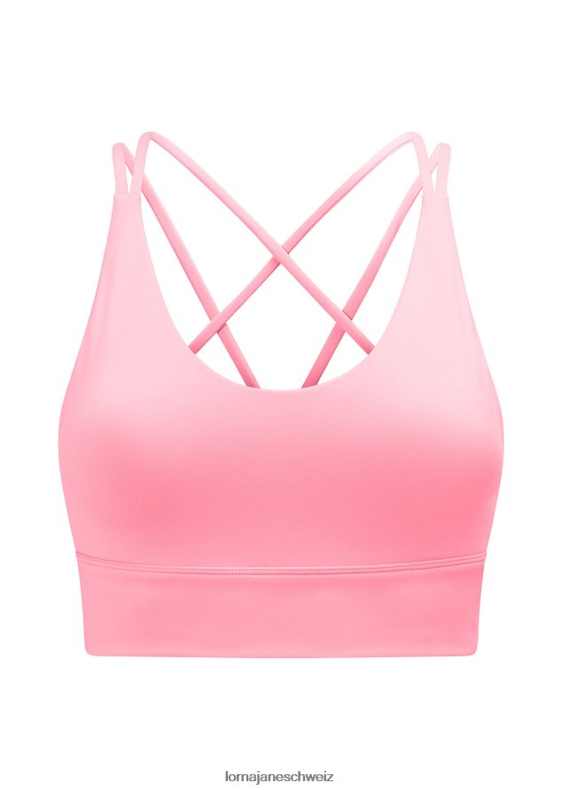 Bekleidung 202X166 Frauen lebendiger Kaugummi Lorna Jane Lotus Longline-Sport-BH