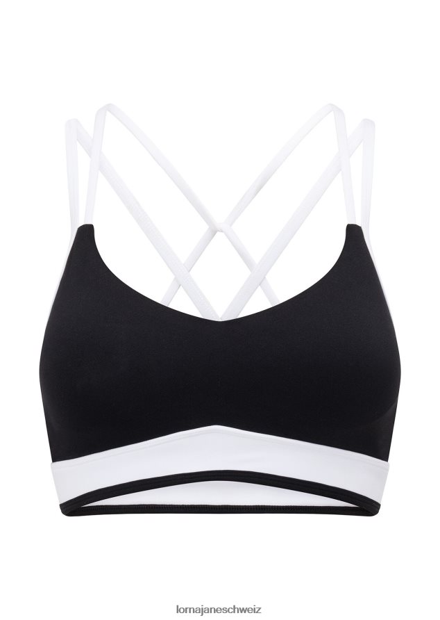 Bekleidung 202X236 Frauen Schwarz Lorna Jane Verwandeln Sie einen kühlenden Sport-BH