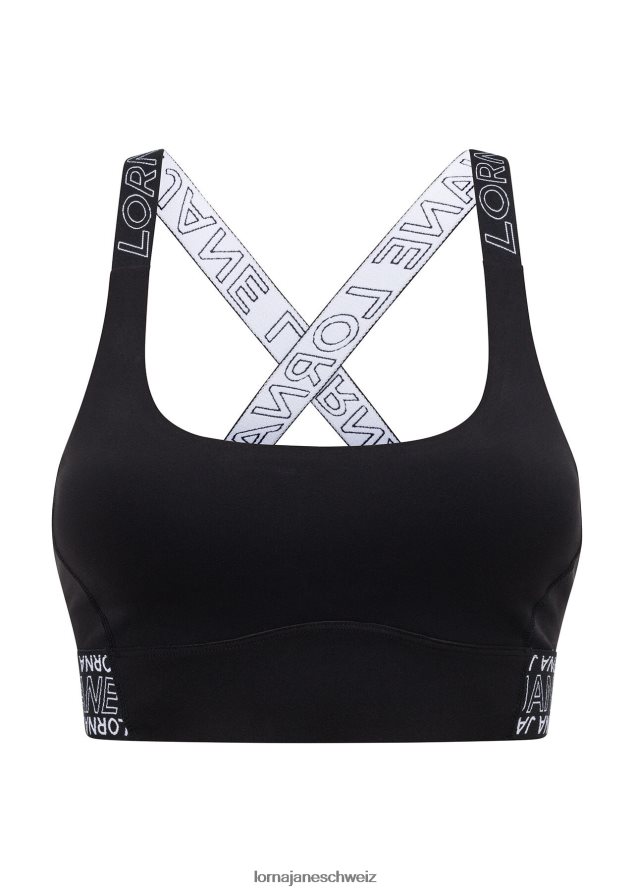 Bekleidung 202X263 Frauen Schwarz Lorna Jane Sport-BH mit hervorragendem Halt