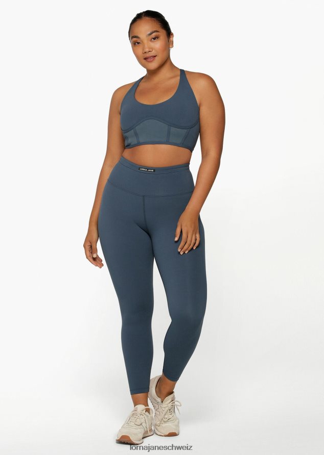 Bekleidung 202X294 Frauen blasses Indigo Lorna Jane Mesh-Longline-BH