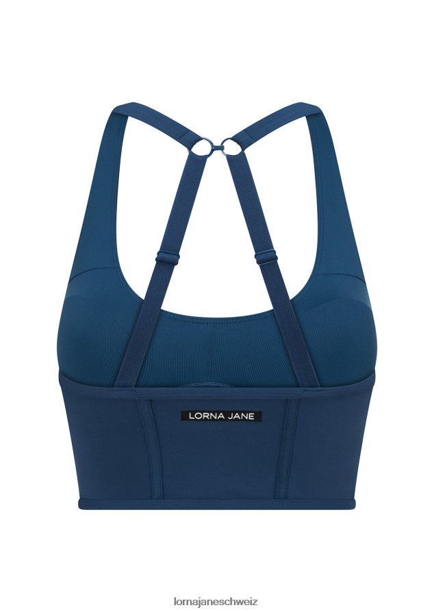 Bekleidung 202X294 Frauen blasses Indigo Lorna Jane Mesh-Longline-BH