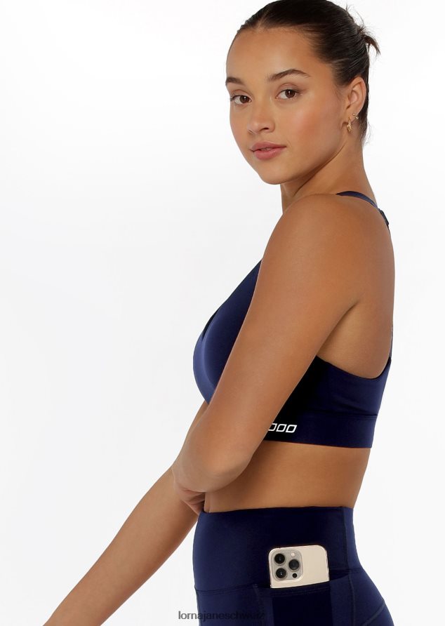Bekleidung 202X392 Frauen Französische Marine Lorna Jane Amy Sport-BH
