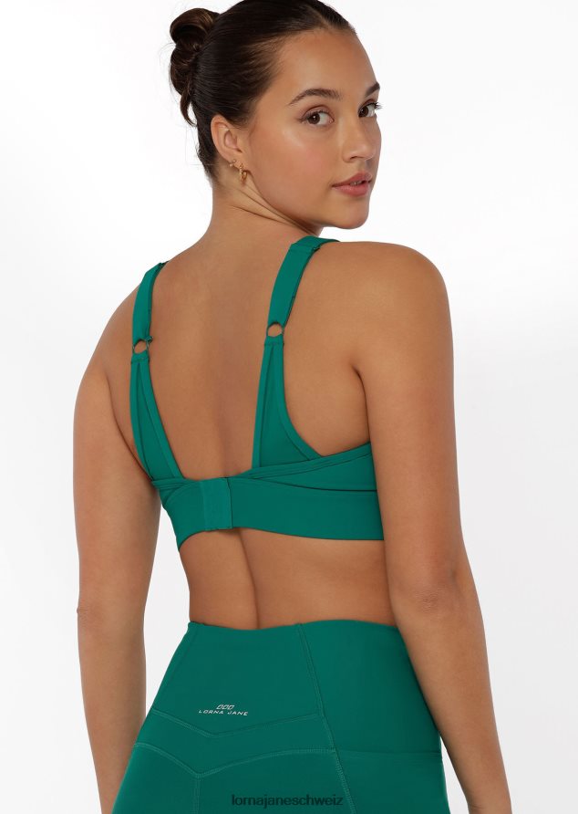Bekleidung 202X428 Frauen dunkles Blaugrün Lorna Jane ultimativer Excel-Sport-BH