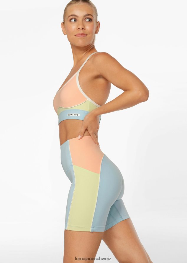 Bekleidung 202X53 Frauen Regenbogenspleiß Lorna Jane Regenbogen-Splice-Sport-BH