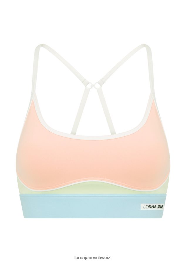Bekleidung 202X53 Frauen Regenbogenspleiß Lorna Jane Regenbogen-Splice-Sport-BH