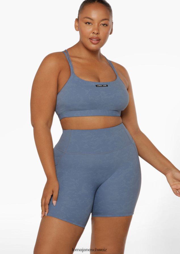Bekleidung 202X88 Frauen neblig blau gewaschen Lorna Jane In- und Out-Sport-BH