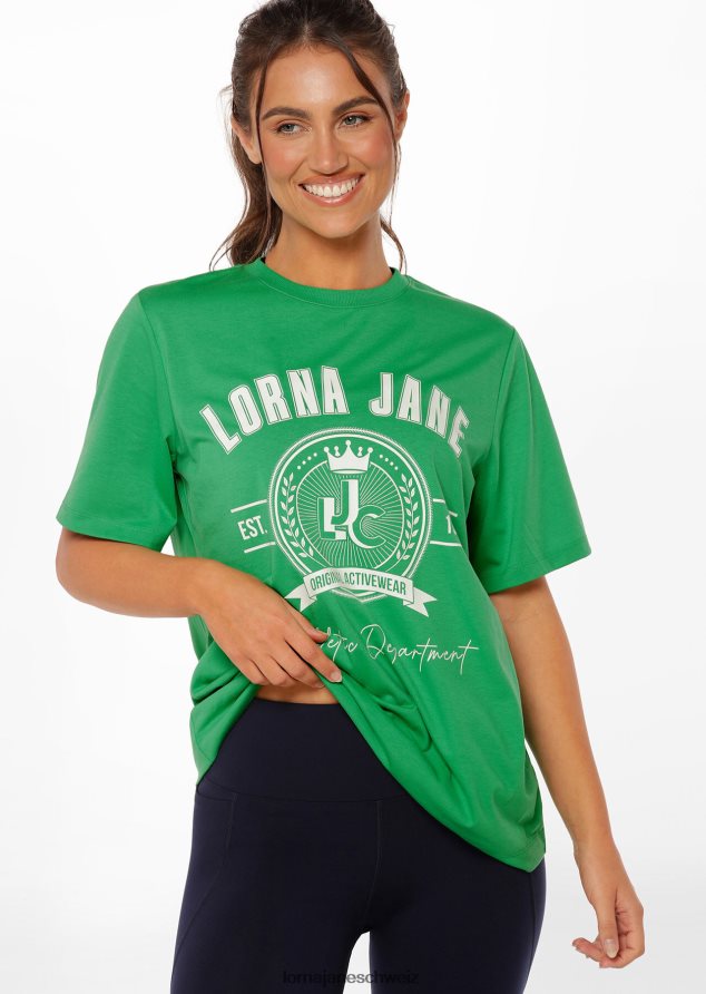 Bekleidung 202X128 Frauen Mojito Lorna Jane LJ College entspanntes T-Shirt