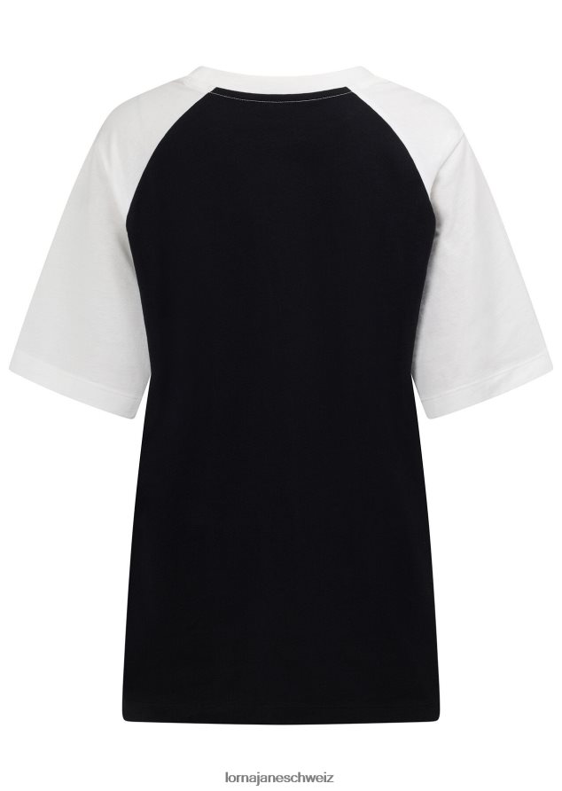 Bekleidung 202X153 Frauen Schwarz Lorna Jane 70er-Jahre-Nostalgie-Transdry-Entspanntes T-Shirt