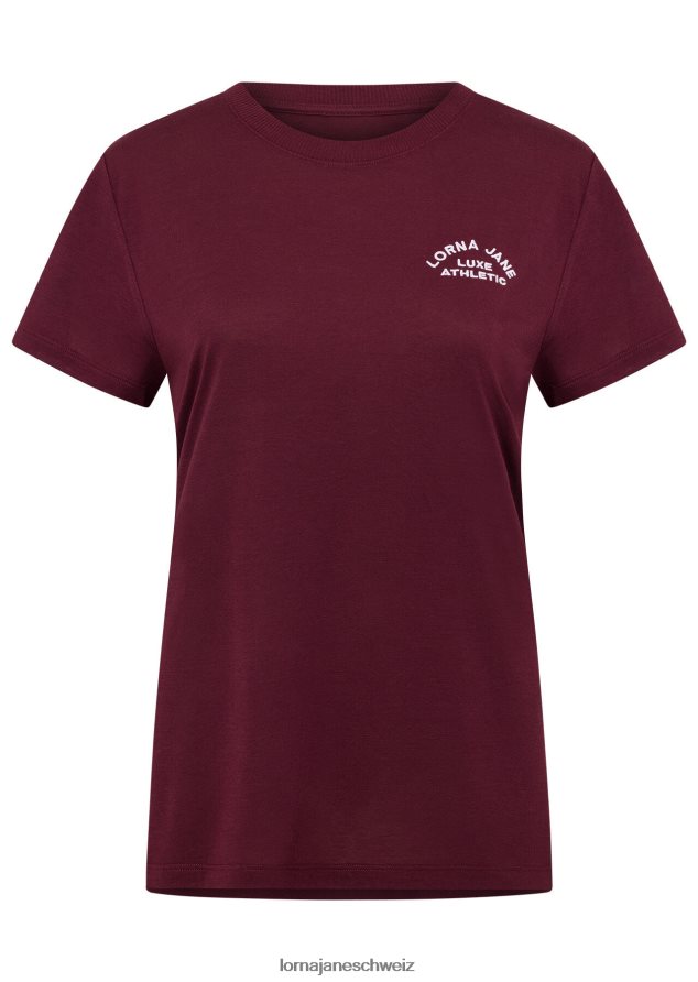 Bekleidung 202X30 Frauen kastanienbraun Lorna Jane Lotus-T-Shirt