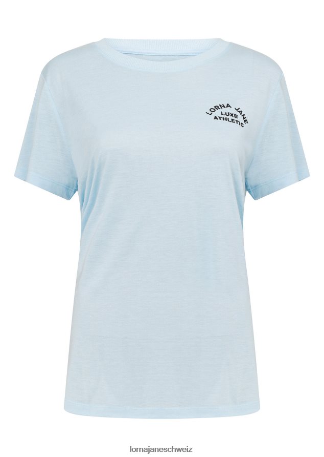 Bekleidung 202X349 Frauen blauer Himmel Lorna Jane Lotus-T-Shirt