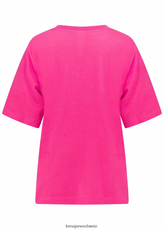 Bekleidung 202X355 Frauen Babyrosa Lorna Jane Schwitzen und surfen Sie ein entspanntes T-Shirt
