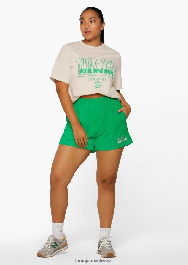 Bekleidung 202X358 Frauen Auster Lorna Jane Urlaub entspanntes T-Shirt