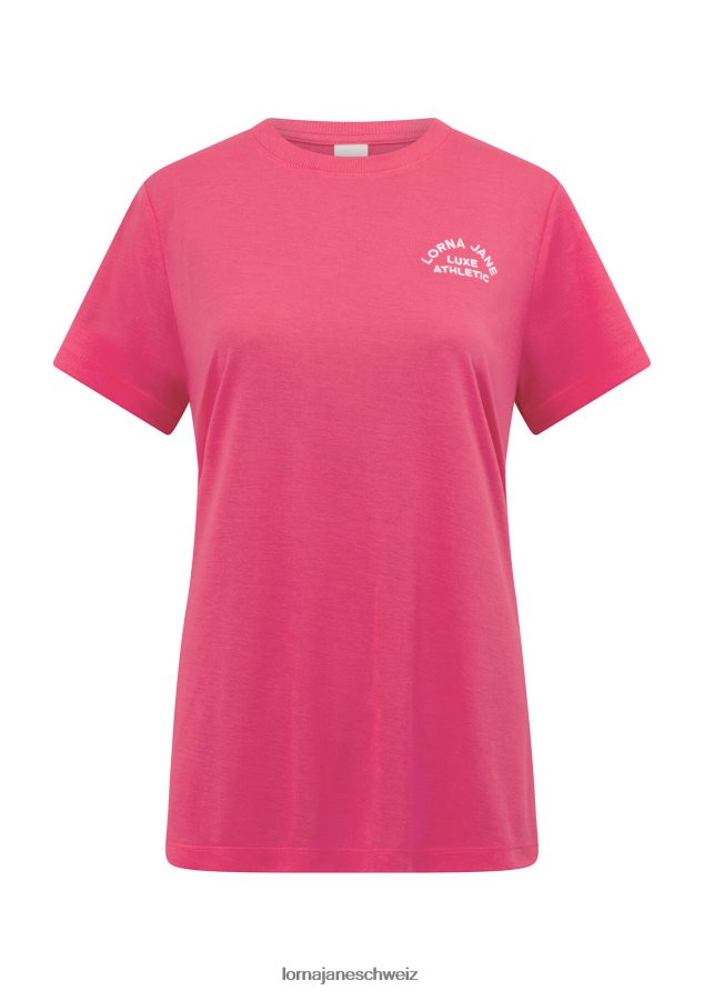 Bekleidung 202X397 Frauen Babyrosa Lorna Jane Lotus-T-Shirt