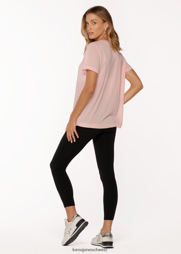 Bekleidung 202X47 Frauen verzaubertes Rosa Lorna Jane Gehen Sie zum aktiven Abschlag