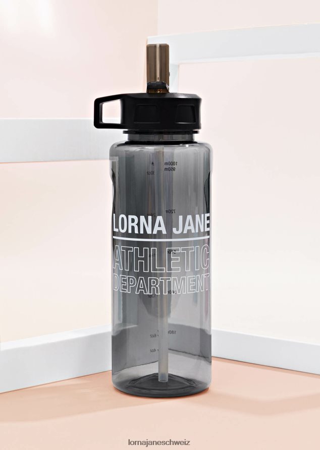Zubehörteil 202X325 Frauen Schwarz Lorna Jane Athletic Dept Classic 1l Wasserflasche